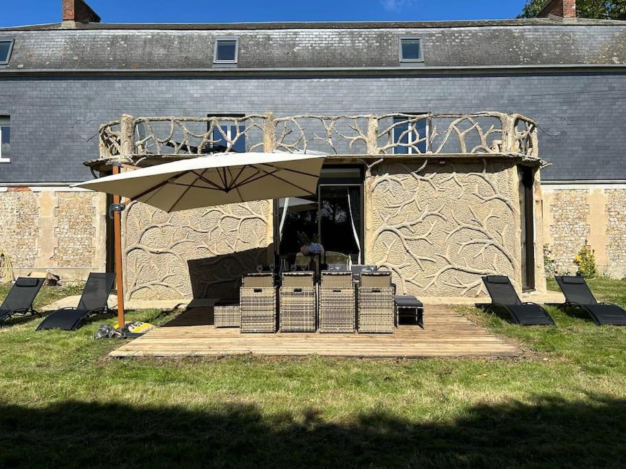 Gite Au Haras La Belle Emanville Bagian luar foto